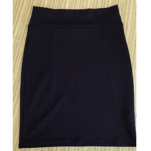 Lularoe Navy Cassie Skirt
